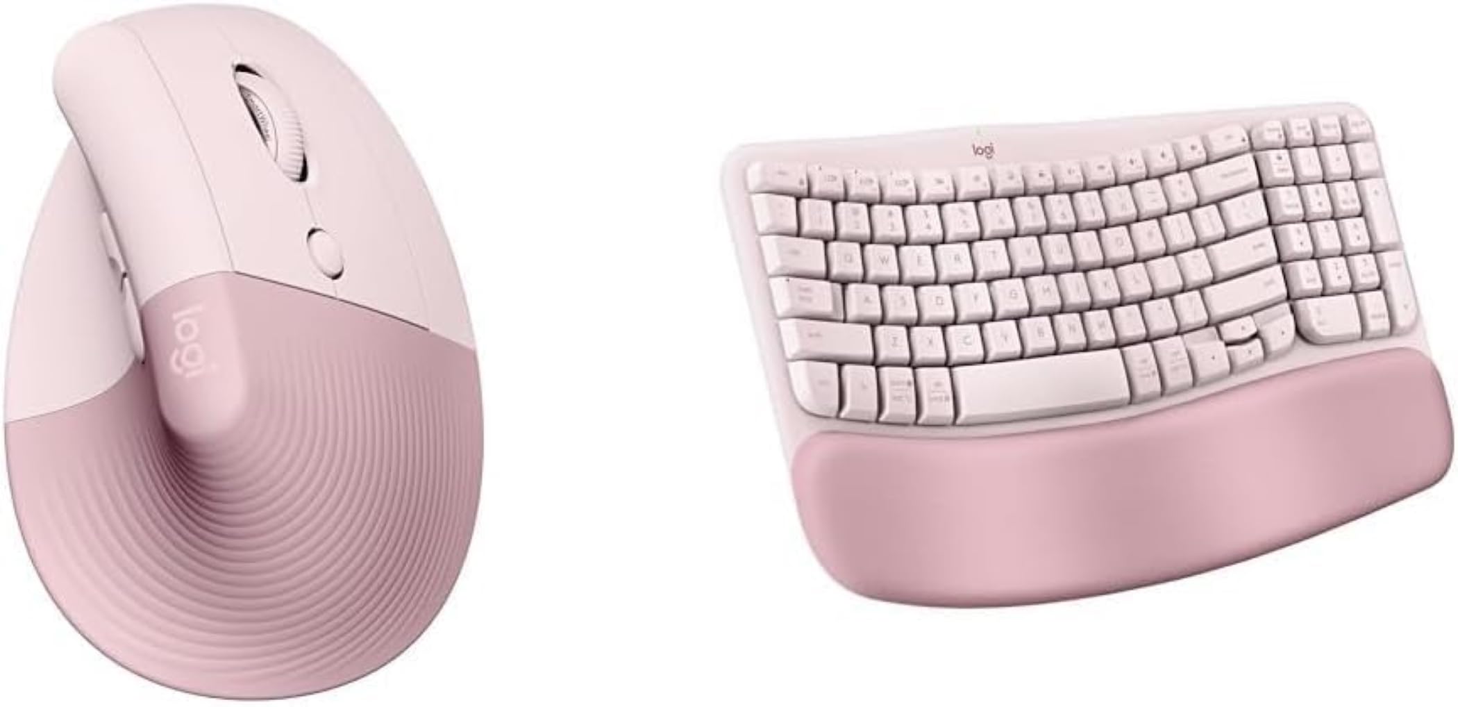 Amazon.com: Logitech Wave Keys & Lift Vertical Mouse - Ergonomic